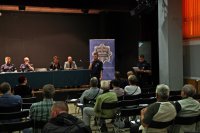 Wystąpienie dzielnicowego podczas debaty