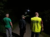 nocny patrol na terenie ogródków działkowych ROD Zagórze