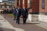 Uroczystości odsłonięcia tablicy pamiątkowej Służby Więziennej