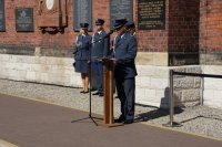 Uroczystości odsłonięcia tablicy pamiątkowej Służby Więziennej