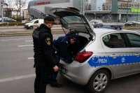 Patrol policjant i strażnik miejski