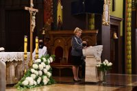 Liturgię słowa czyta podkom. Sonia Kepper