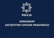 Zdjęcie przedstawia napis &amp;quot;Komunikat Zastępstwo Oficera Prasowego&amp;quot;.