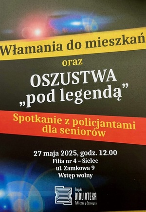 Dzielnicowi z Komisariatu II spotkali się z seniorami