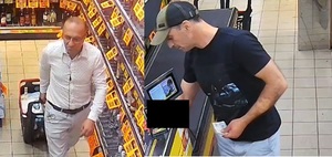Zdjęcie przedstawia sprawców kradzieży.