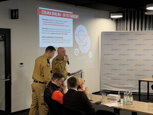 Uczestnicy wydarzenia podczas wykładu.