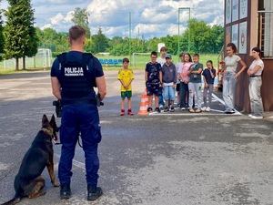 Policjanci odwiedzili uczestników półkolonii
